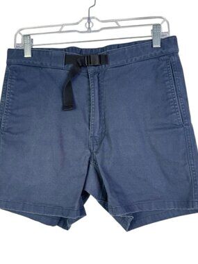 BEARDED GOAT‎ Men’s Small Navy Blue Outdoor Hiking Shorts 5” Inseam S Chino Ruff